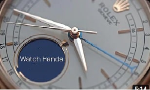 Watch hands